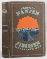 Nansen, Fridtjof: Sibirien, ein Zukunftsland. Leipzig, 1922, Verlag F. A. Brockhaus. Kiadói egészvászon kötés, kissé kopottas állapotban.