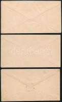 3 db használatlan klasszikus díjjegyes boríték