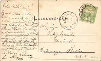 Balatonszepezd, Szepezd; Balaton-parti részlet, nyaraló, villa, templom, gulya (Rb)