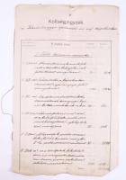 1912-1913 Bolla Mihály (1850-1916) miniszteri tanácsosnak címzett, a feketehegyi evangélikus kápolna...