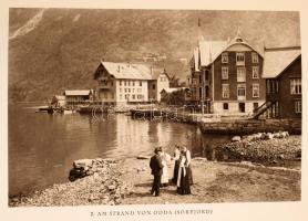 Norvégiával és más északi országokkal kapcsolatos könyvek, nyomtatványok: 
West-Norwegen und Spitzb...