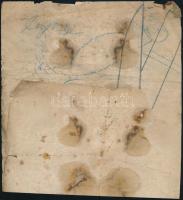 1870 Orosháza, Beness Antal nyergészmester által kiállított bizonyítvány Prohászka János nyergész se...