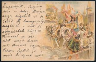 1897 Futott 2kr díjjegyes milleniumi képeslap