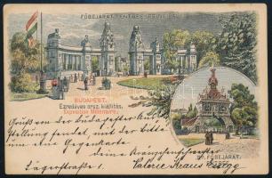 1897 Futott 2kr díjjegyes milleniumi képeslap