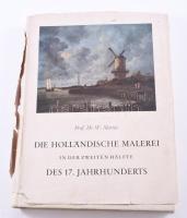 Prof. Dr. W. Martin: Die holländische Malerei in der zweiten Hälfte des 17. Jahrhunderts. Wiesbaden - Berlin, én., Emil Vollmer. Német nyelven. Gazdag képanyaggal illusztrált. Kiadói egészvászon-kötés, sérült kiadói papír védőborítóban.