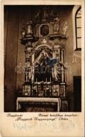 1949 Nagybarátfalu (Győrújbarát), Római katolikus templom, Magyarok Nagyasszony Oltára, belső. Röckel (EK)