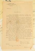 cca 1915-1966 Ujházy György (1895-1971) író, újságíró. forgatókönyvíró levelezés-hagyatéka: Aczél Gy...