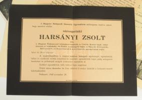 cca 1915-1966 Ujházy György (1895-1971) író, újságíró. forgatókönyvíró levelezés-hagyatéka: Aczél Gy...