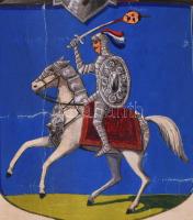 A bikafalvi Máthé család címere (Udvarhelyszéki nemes család, amely 1632-ben Máthé János által nyert...