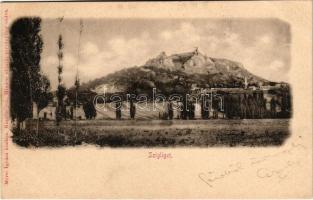 1901 Szigliget, várrom. Mérei Ignác kiadása (EK)