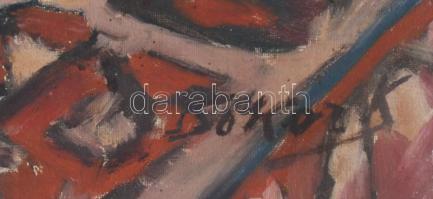 Bokor K jelzéssel, XX. sz. első fele-közepe: Csendélet szőnyegekkel. Olaj, vászon. Proveniencia: Sap...