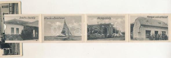 Balatonederics, Római katolikus templom és elemi iskola. leporellólap 10 képpel, közte Pátzay György...