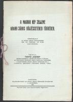 Tantó József: A magyar nép jelleme Arany János költészetének tükrében. Székfoglaló az Arany János Társaságban 1930. évi február hó 16-án Nagykőrösön. Tartotta: - - . A szerző, Tantó (Tanthó) József (1888-1973), Békés vármegye népművelési titkára által felesége részére dedikált példány. Nagykőrös, 1931, Dajka Lajos-ny., 20 p. Kiadói zsinórfűzéses papírkötés.
