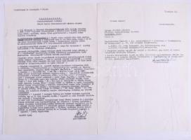 1973 A "Keménykalap és Krumpliorr" forgatási dokumentumai, kb. 55 irat