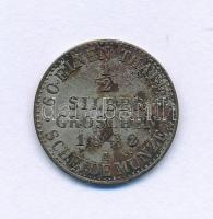 Német Államok / Poroszország 1842A 1/2Sgr billon T:XF patina German States / Prussia 1842A 1/2 Silbergroschen billon C:XF patina Krause KM#434
