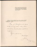 Tantó József: A magyar bánat. Írta és előadta 1937. évi március hó 3-án Budapesten, a Pátria Klub di...