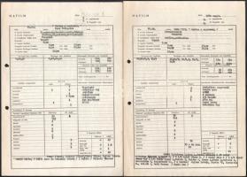 1970 A Bors című televíziós sorozat 8. részének forgatási terve