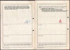 1970 A Bors című televíziós sorozat 8. részének forgatási terve