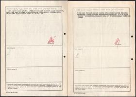 1970 A Bors című televíziós sorozat 8. részének forgatási terve