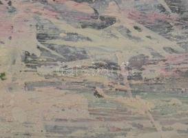 Wagner János (1936-2022): Színmező VII (Fehér fény). Akril, enkausztika, papír, jelezve jobbra lent:...