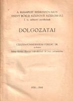 A Budapest Székesfőváros Szent Rókus Központi Közkórház I. számú sebészeti osztályának Dolgozatai. Czeyda-Pommersheim Ferenc professzor Rókus kórházi főorvosi működésének 10 éves évfordulójára 1938-1948. Budapest, 1948. (Szikra Irodalmi és Lapkiadó Vállalat Nyomdai Rt.) 112 + [2] p. A Rókus kórház sebészeti eljárásai témájában írt többszerzős tanulmánykötet. Oldalszámozáson belül néhány orvosi ábrával és felvétellel. Néhány levél fűzése a gerincnél megerősítve. Aranyozott korabeli vászonkötésben, a gerincen és az első kötéstáblán "Pommersheim Emlékfüzet" felirattal. Jó példány.