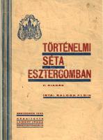 Balogh Albin: Történelmi séta Esztergomban. Esztergom, 1936. Laiszky János ny. 55 + [1] p. Balogh Albin (1887-1958) bencés szerzetes, történész, gimnáziumi tanár és igazgató. A helyi iskola tanáraként írt rövid helytörténeti összefoglalása a város rövid idegenforgalmi kalauza. A munka első kiadása 1930-ban jelent meg, példányunk a második kiadásból való. XX. század második felében készült félvászon kötésben, az eredeti, illusztrált, enyhén foltos kiadói borító bekötve. Jó példány.
