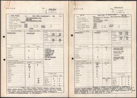 1970 A Bors című televíziós sorozat 7. részének forgatási terve