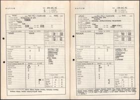 1970 A Bors című televíziós sorozat 7. részének forgatási terve
