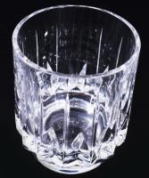 Ólomkristály whiskey pohár készlet, 6 darab, hibátlan, m: 9 cm
