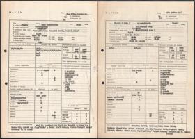 1970 A Bors című televíziós sorozat 6. részének forgatási terve