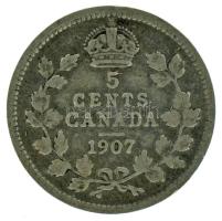 Kanada 1907. 5c Ag "VII. Eduárd" (1,13g) T:VF
Canada 1907. 5 Cents Ag "Edward VII&qu...