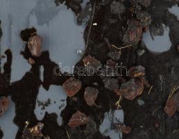 Wagner János (1936-2022): Vakablak. Akril, vegyes technika, applikáció, karton, jelezve jobbra lent:...