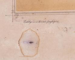 cca 1898 ,,Orosházi iparosok Thék Endrénél Budapesten", nagyméretű, kartonra kasírozott fotó Er...