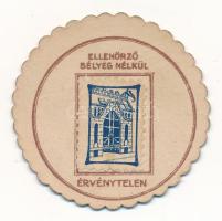 1919. Budapest 20f "Párisi Nagy Áruház" pénztárjegye T:AU
Adamo BUC-211.1