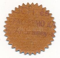 1920 k. Budapest 20f "Palermo Kávéház" T:UNC
Adamo BUC-203.1