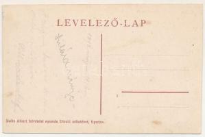 1913 Zágon, Zagon (Kovászna, Covasna); Állami iskola. Szőts Albert felvételei nyomán Divald műintéze...