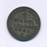 Német Államok / Poroszország 1861A 1Sgr billon T:F German States / Prussia 1861A 1 Silbergroschen billon C:F Krause KM#485