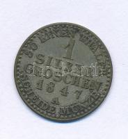Német Államok / Poroszország 1847A 1Sgr billon T:F German States / Prussia 1847A 1 Silbergroschen billon C:F Krause KM#485
