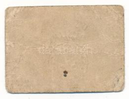 1920 k. Szeged 50f "Korzó Mozi R.T." aprópénz helyettesítő jegy szárazbélyegzővel T:F
Ada...