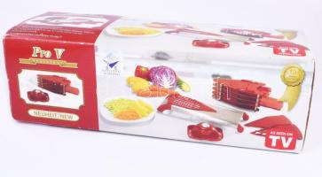 Pro V zöldségszeletelő szett, dobozában