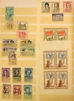 Román, francia, csehszlovák gyűjtemények + magyar tétel az 1960-as évek első feléből, 4 berakóban