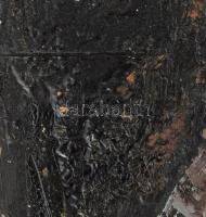 Wagner János (1936-2022): Gyökerek, 1993. Enkausztika, farost, jelezve jobbra lent és középen lent: ...