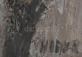 Wagner János (1936-2022): Gyökerek, 1993. Enkausztika, farost, jelezve jobbra lent és középen lent: ...