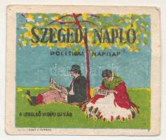 1920 k. Szeged 20f "Szegedi Napló" aprópénz helyettesítő jegy T:F
Adamo SZE-102.1