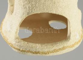 Olvasó angyalka mécsestartó, újszerű, m: 19,5 cm