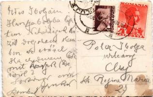 Déva, Deva; Parcul si Prefectura / park és vármegyeháza / park, county hall. photo (EB)