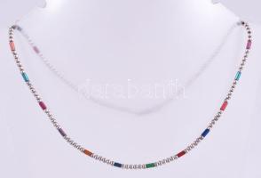 Ezüst (Ag) nyaklánc, jelzett, bruttó 10,2g