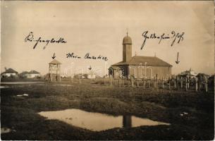 1916-1917 Gulianca, WWI military cemetery, church. photo (EB)
