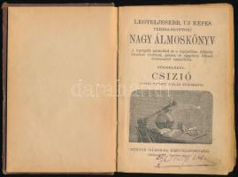 Legteljesebb, új képes perzsa-egyiptomi nagy álmoskönyv. Függelékül: csízió vagyis minden jóslás tud...