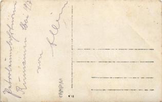 1917 Campina, oil factory, oil plant, drilling towers. photo (EB)